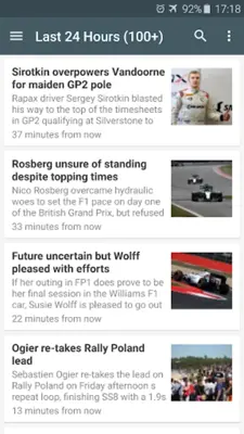 Motorsport News android App screenshot 1